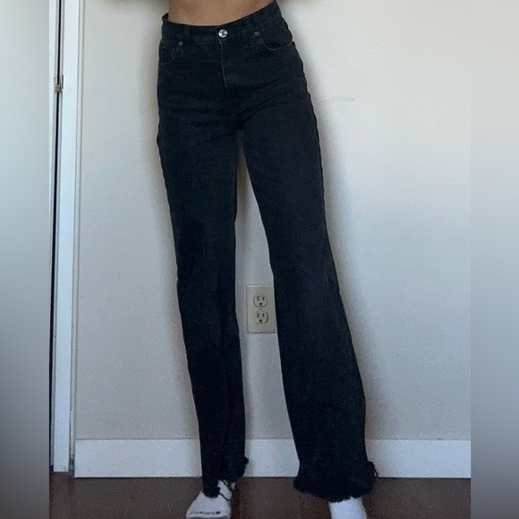 Black Zara Jeans size 2 - Picture 2 of 3
